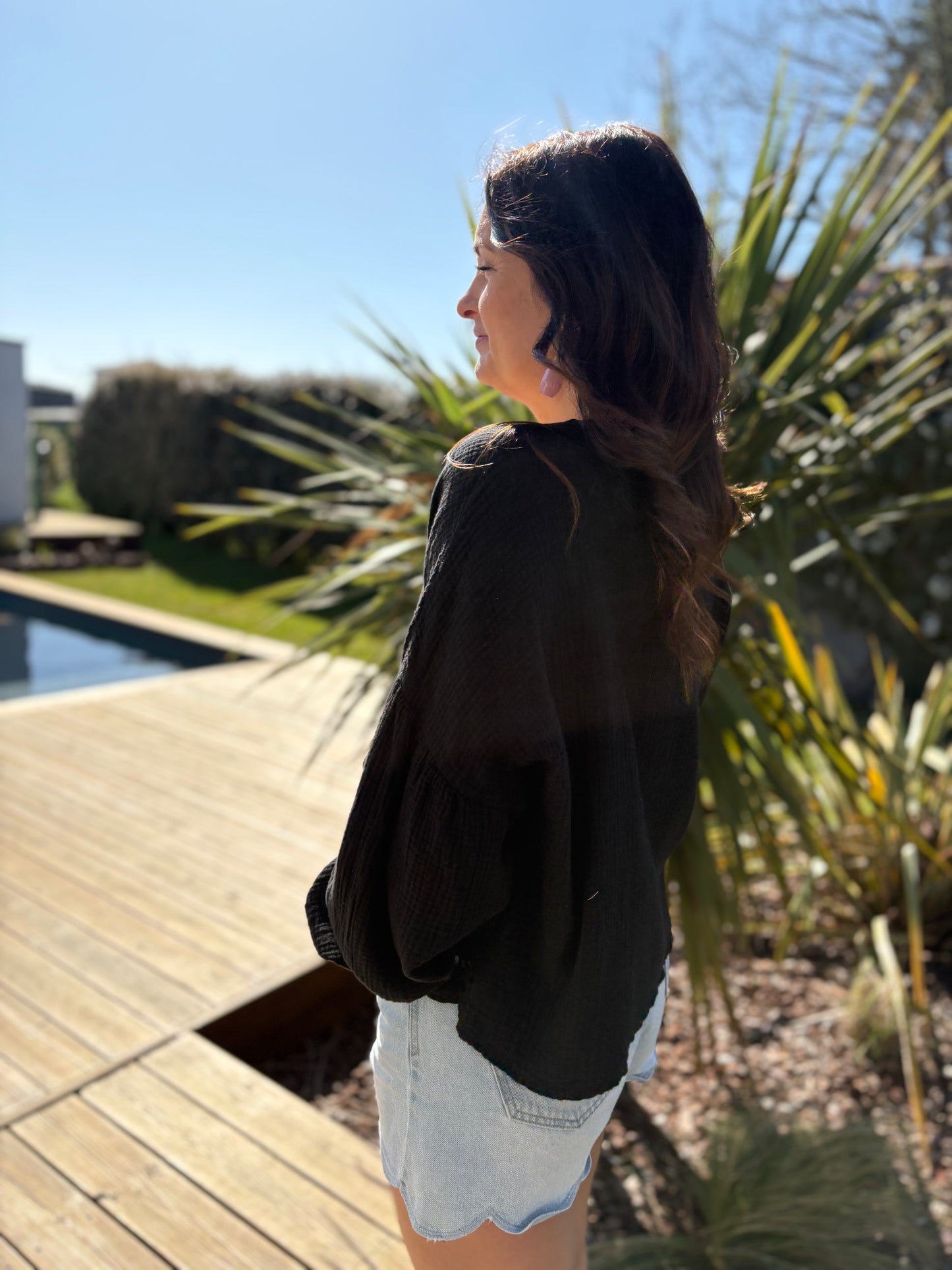 Blouse Louise noire