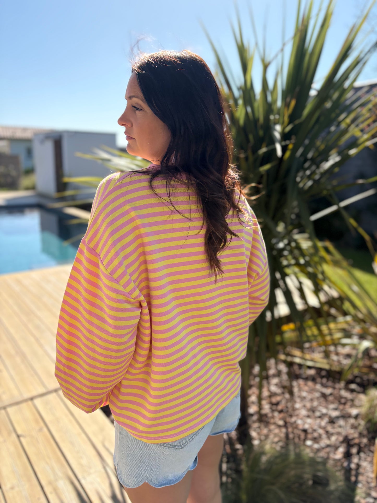 Top Nina jaune