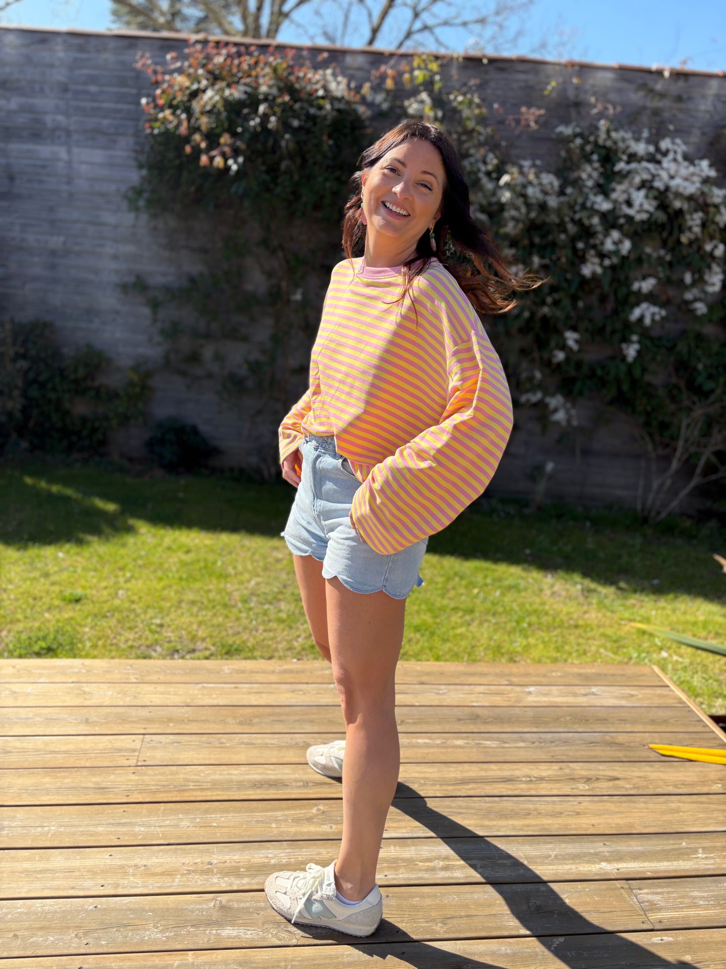 Top Nina jaune