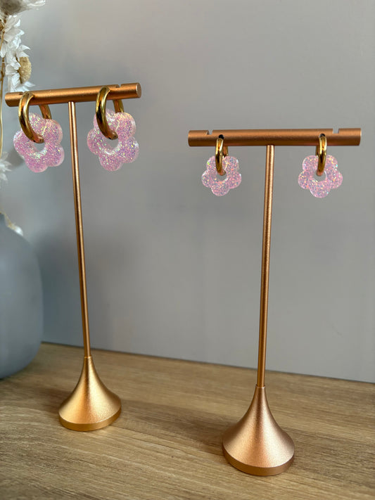 Boucles d'oreille fleur enfants