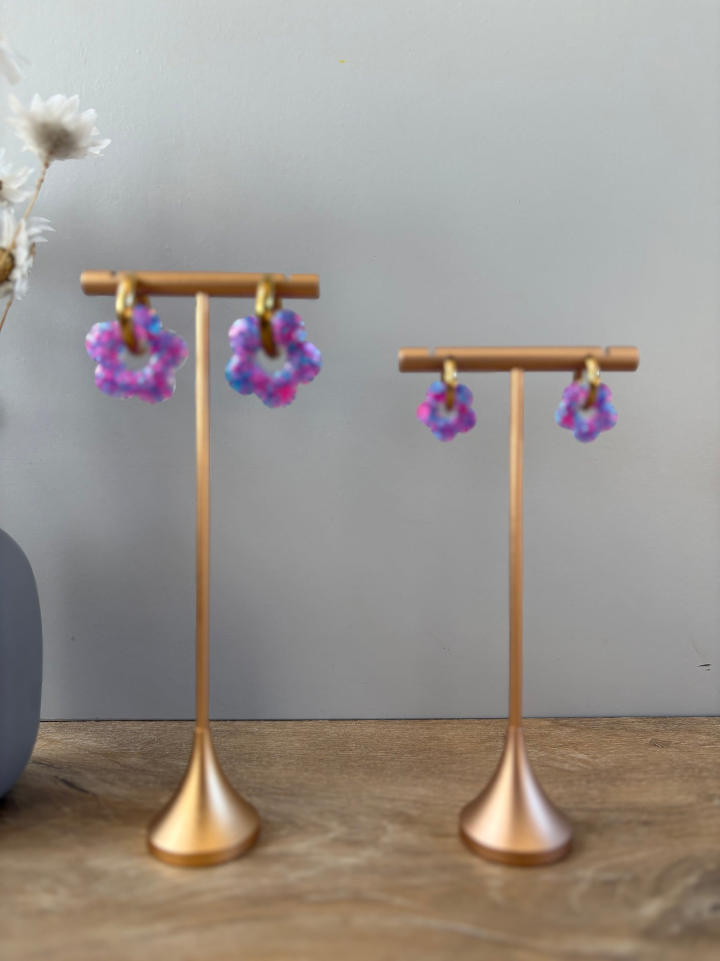 Boucles d'oreille fleur enfants