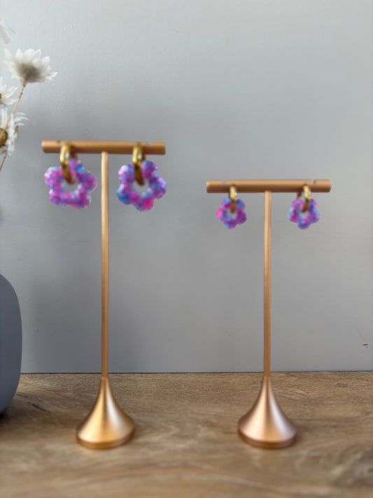 Boucles d'oreille fleur enfants