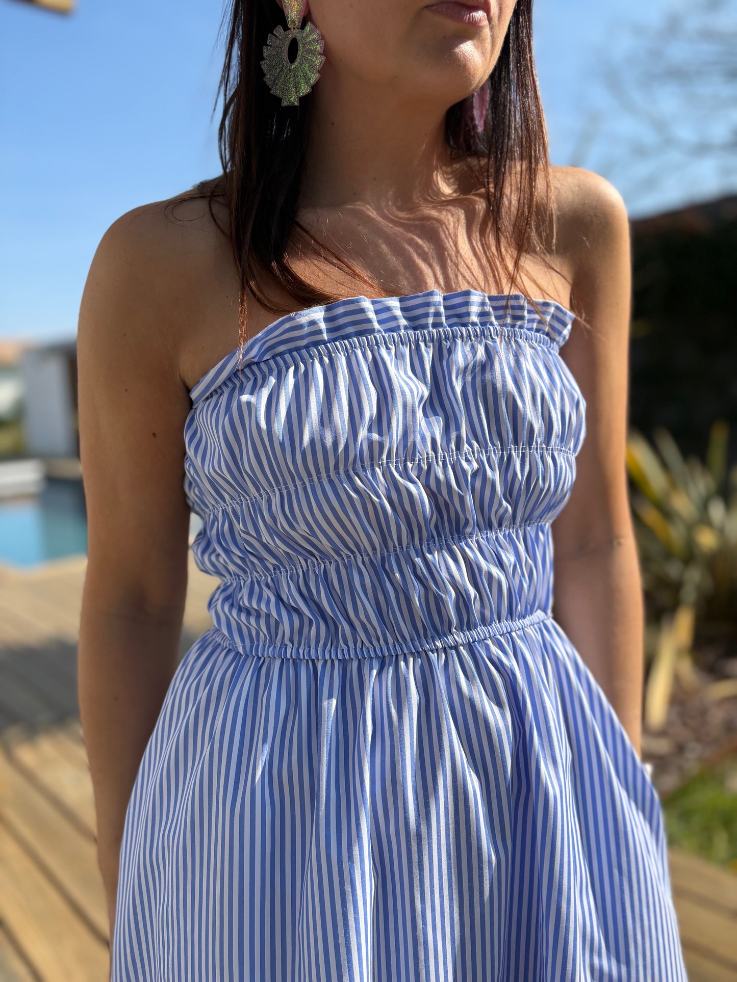 Robe Manon bleue
