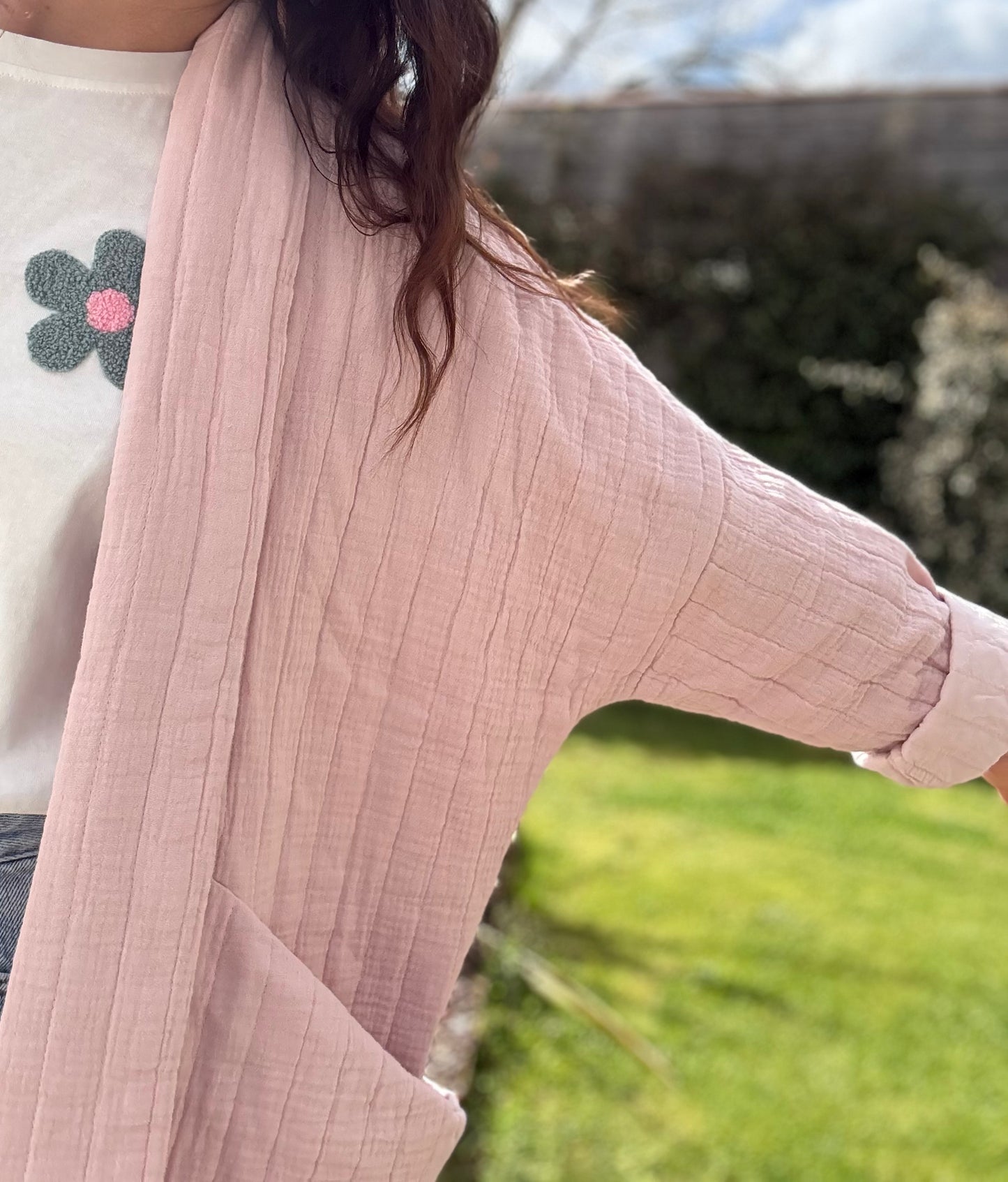 Veste Juliette rose clair
