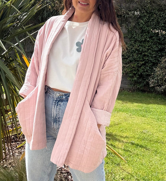 Veste Juliette rose clair