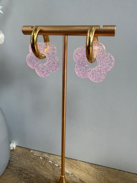 Boucles d'oreille fleur