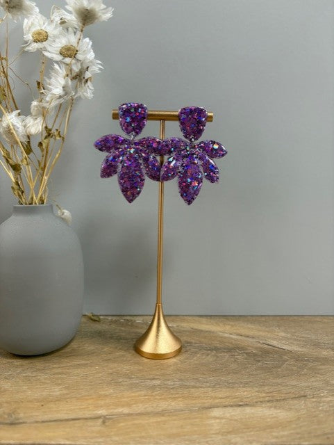 Boucles d'oreille pétales