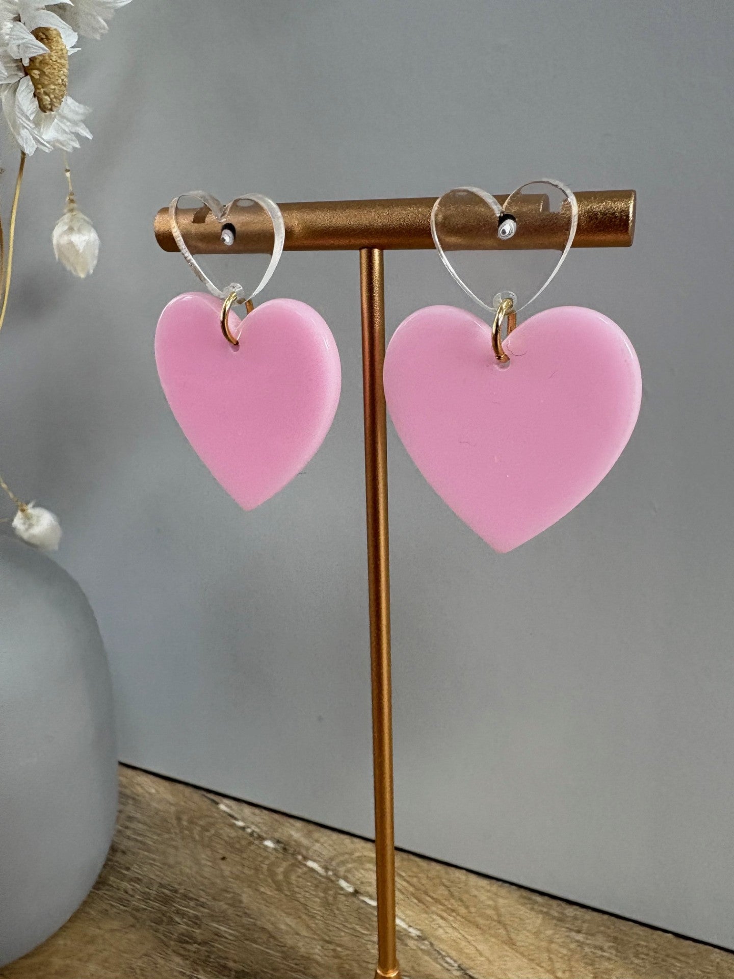 Boucles d'oreille cœur