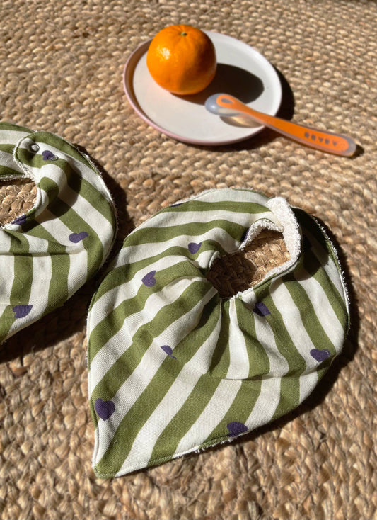 Bavoir bandana MAEL vert