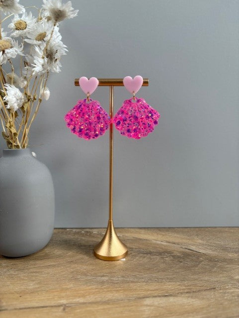 Boucles d'oreilles coquillage