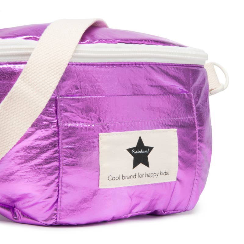 Sac banane métallique Violet
