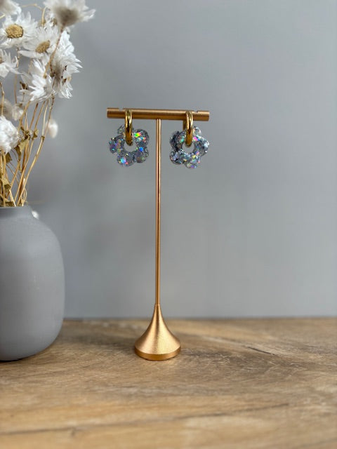 Boucles d'oreille fleur