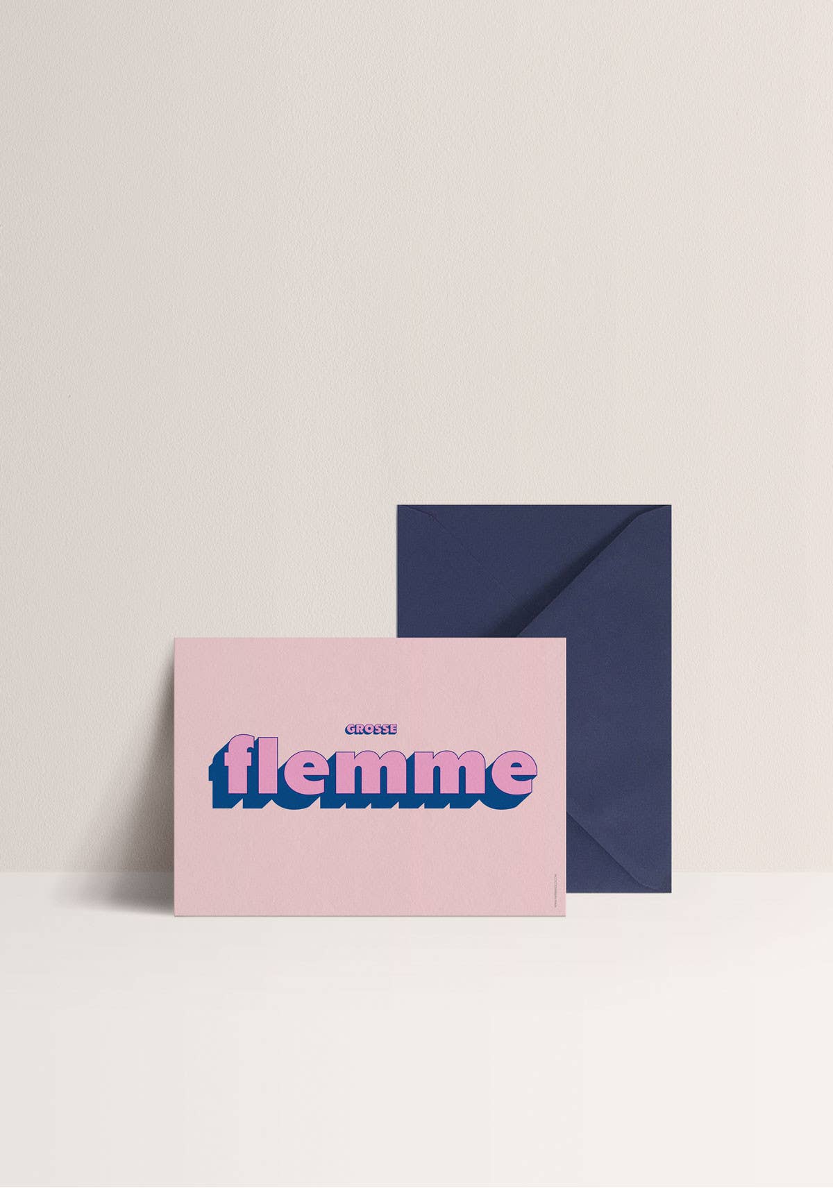 Carte postale  Flemme