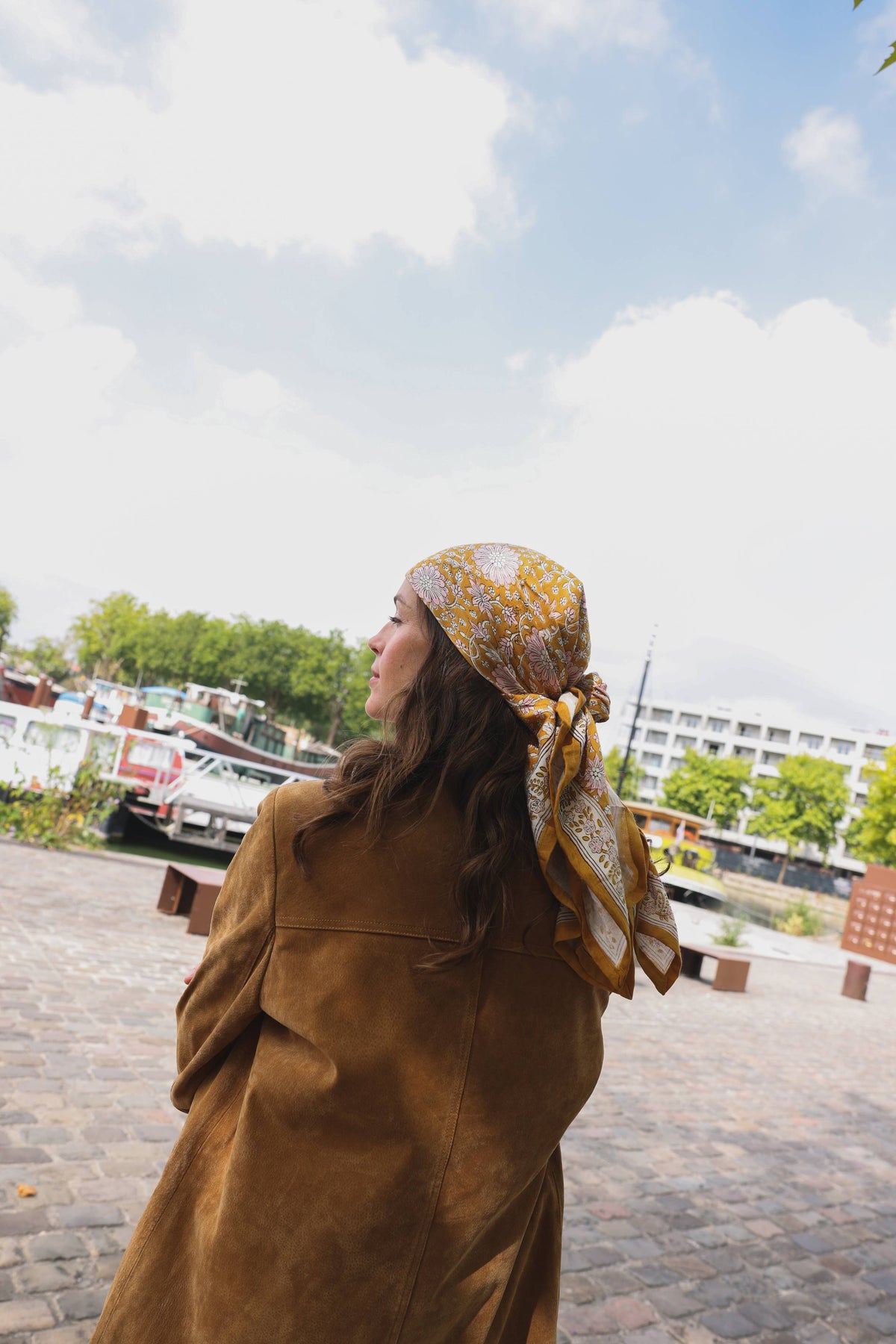 Foulard Louisette - Dheli Safran