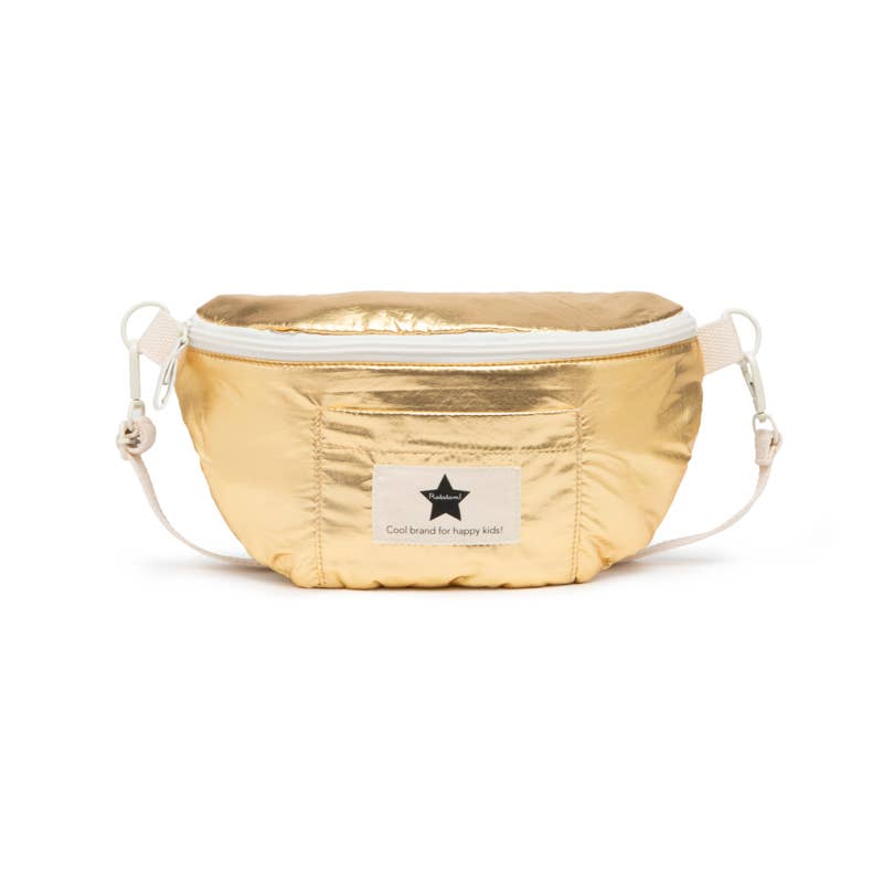 Sac banane métallique : Or